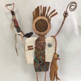 Shaman with Rattle